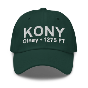 Olney Municipal Airport (KONY) ICAO Hat