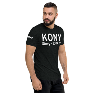 Olney Municipal Airport (KONY) ICAO Tri-blend T-Shirt
