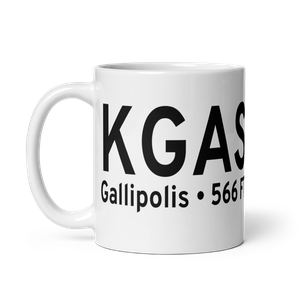 Gallia Meigs Regional Airport (KGAS) ICAO Mug