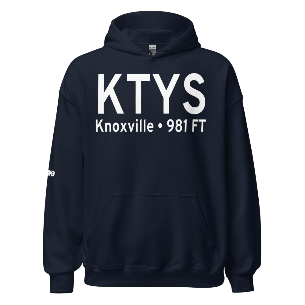 McGhee Tyson Airport (KTYS) ICAO Hoodie Sweatshirt 