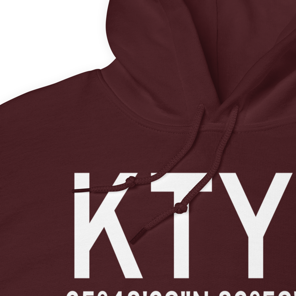 McGhee Tyson Airport (KTYS) ICAO Hoodie Sweatshirt 