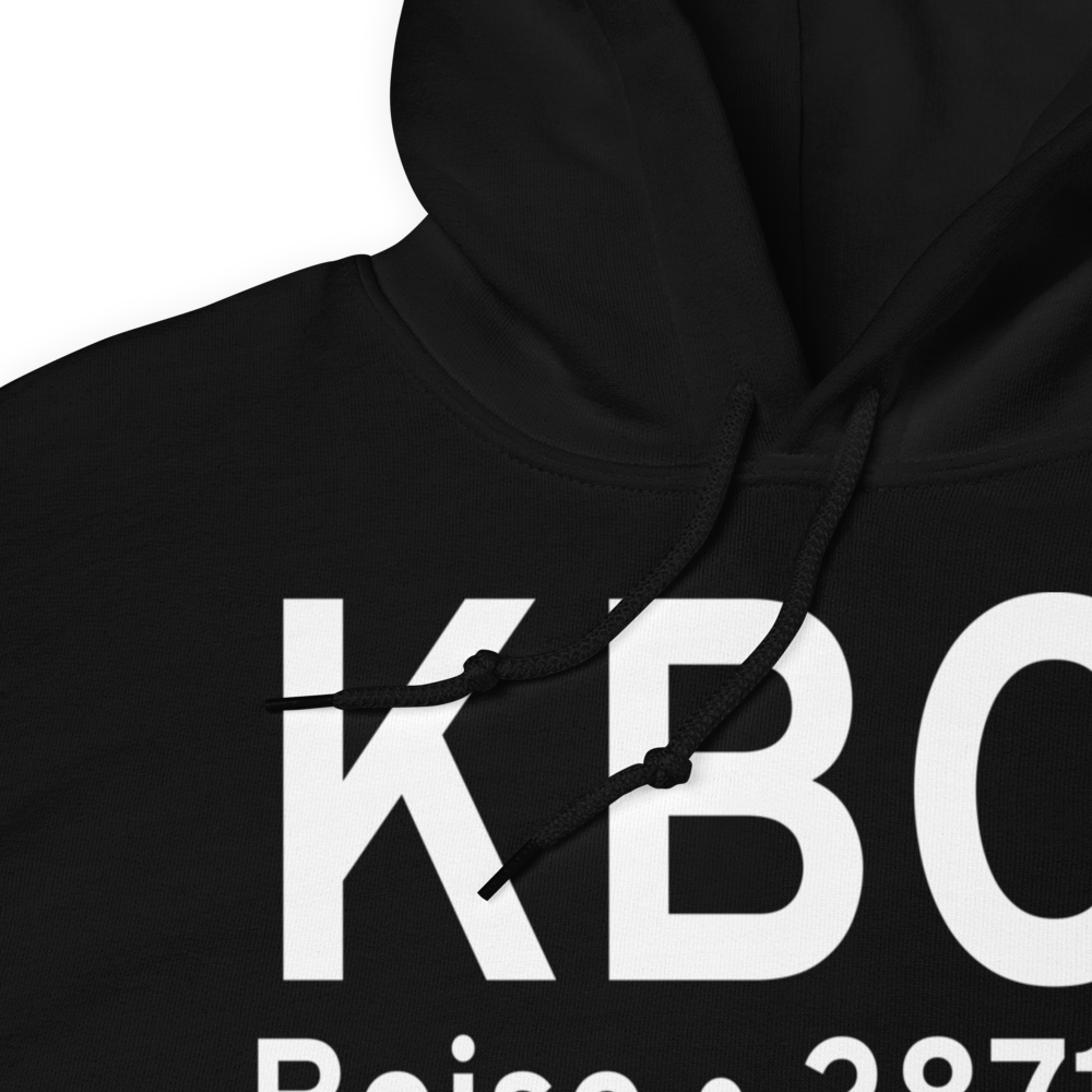 Boise Air Terminal/Gowen Field (KBOI) ICAO Hoodie Sweatshirt 