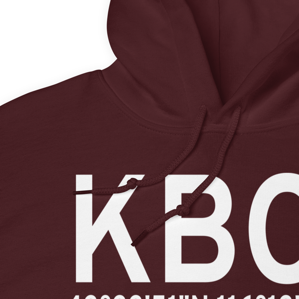 Boise Air Terminal/Gowen Field (KBOI) ICAO Hoodie Sweatshirt 