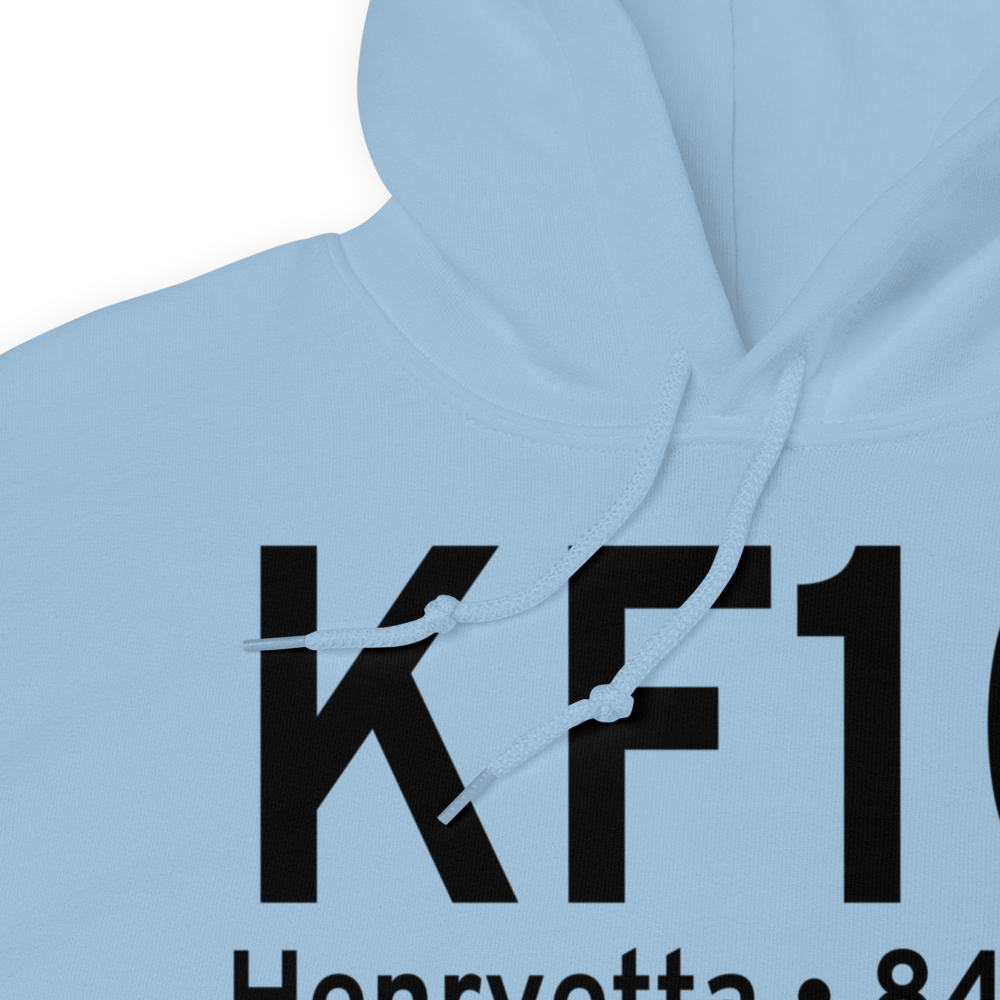 Henryetta Municipal Airport (KF10) ICAO Hoodie Sweatshirt 