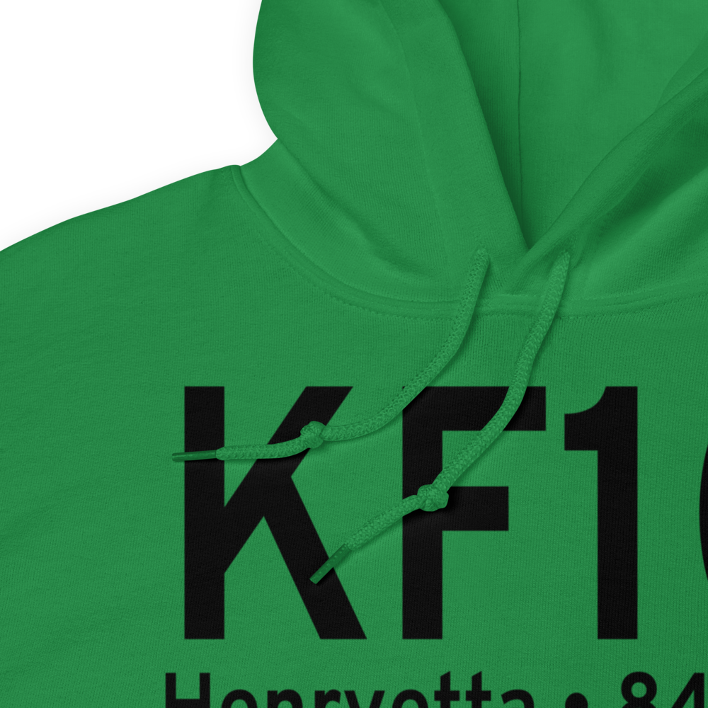 Henryetta Municipal Airport (KF10) ICAO Hoodie Sweatshirt 