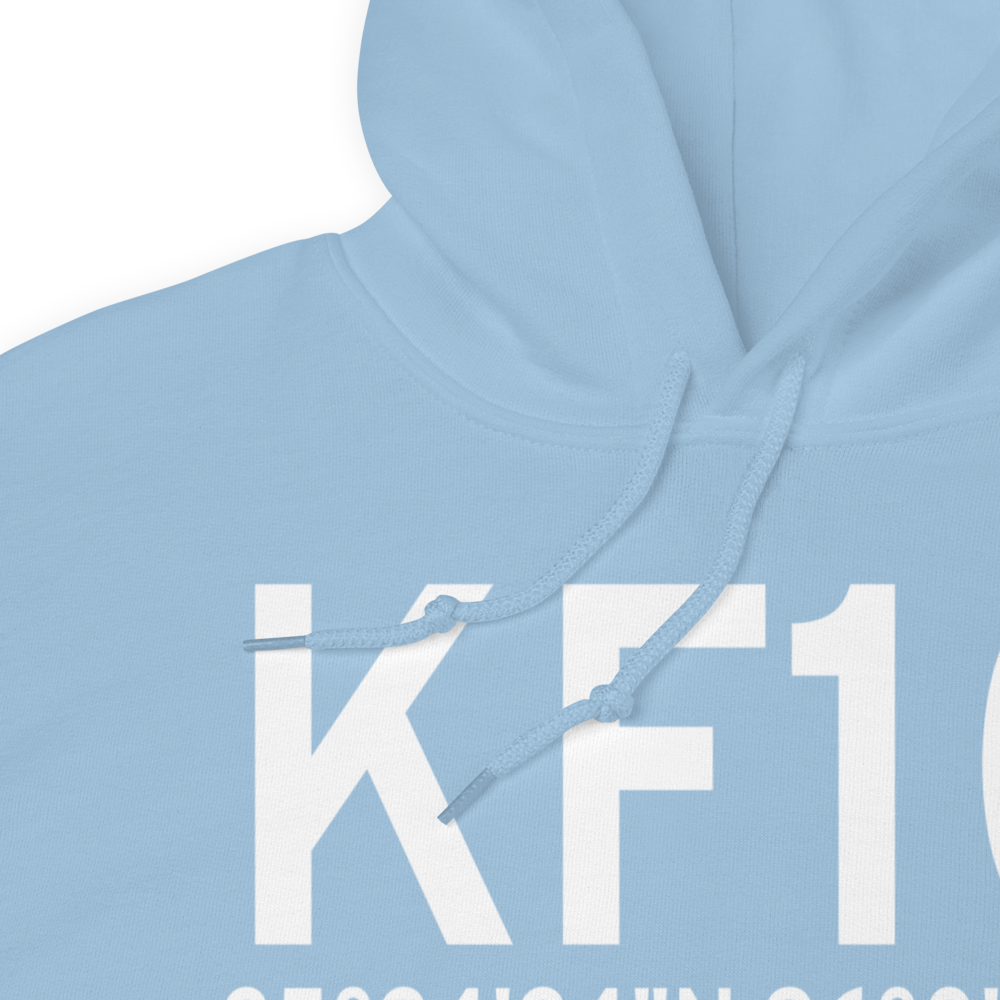 Henryetta Municipal Airport (KF10) ICAO Hoodie Sweatshirt 