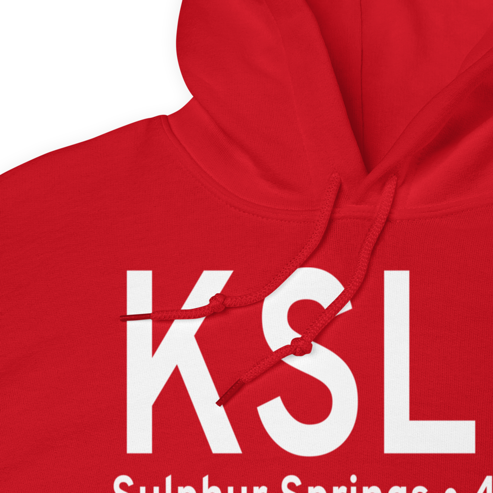 Sulphur Springs Municipal Airport (KSLR) ICAO Hoodie Sweatshirt 