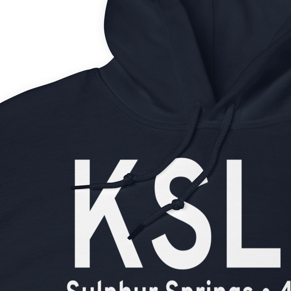 Sulphur Springs Municipal Airport (KSLR) ICAO Hoodie Sweatshirt 