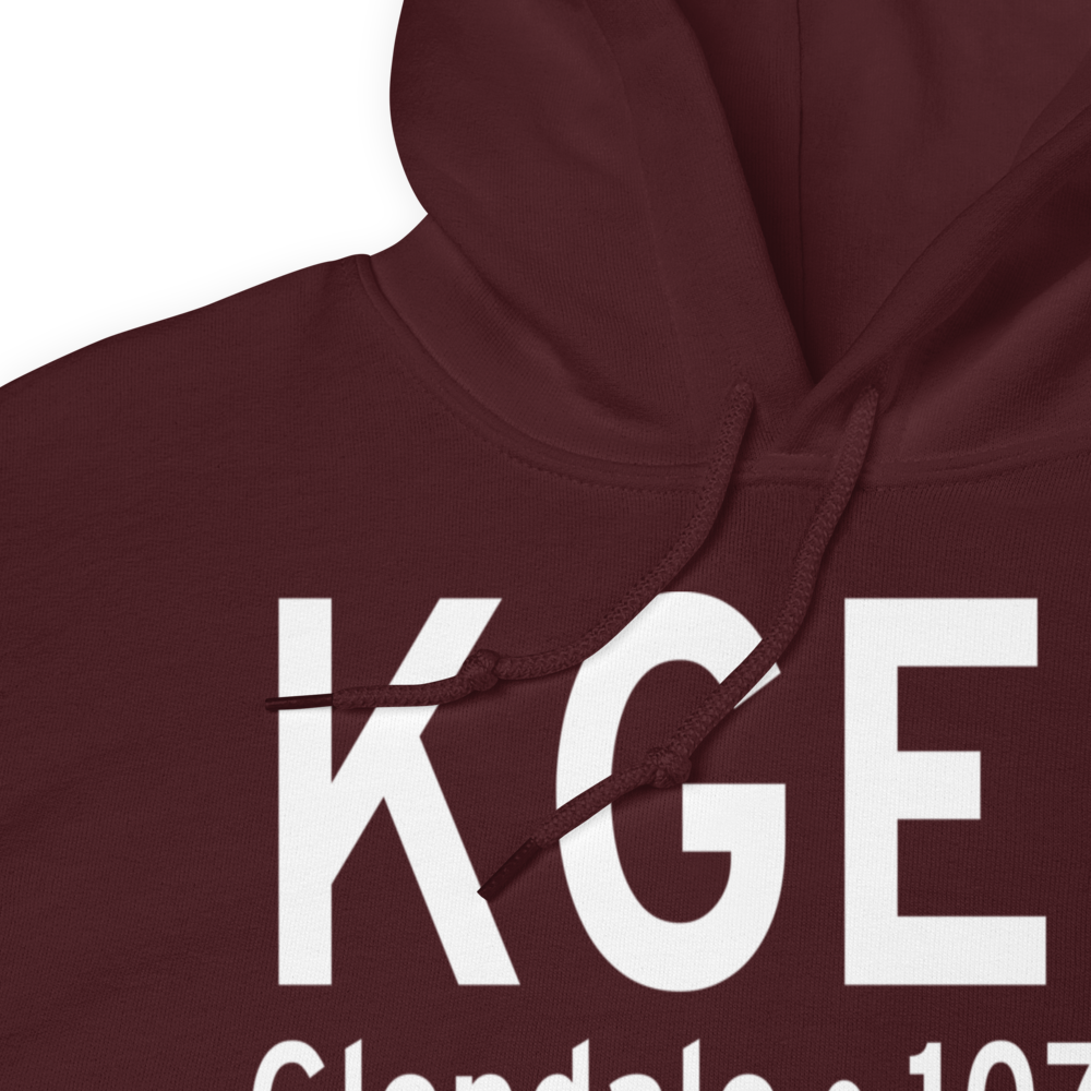 Glendale Municipal Airport (KGEU) ICAO Hoodie Sweatshirt 