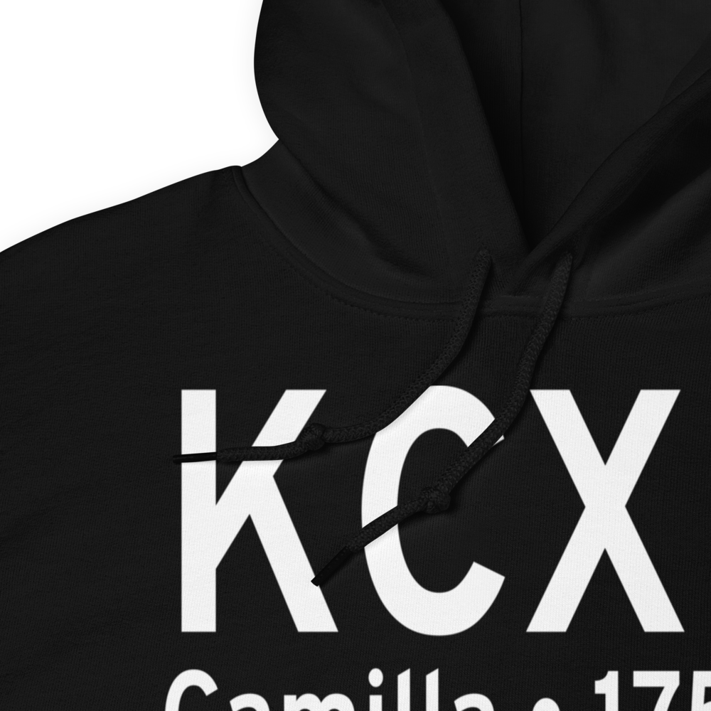 Camilla Mitchell County Airport (KCXU) ICAO Hoodie Sweatshirt 