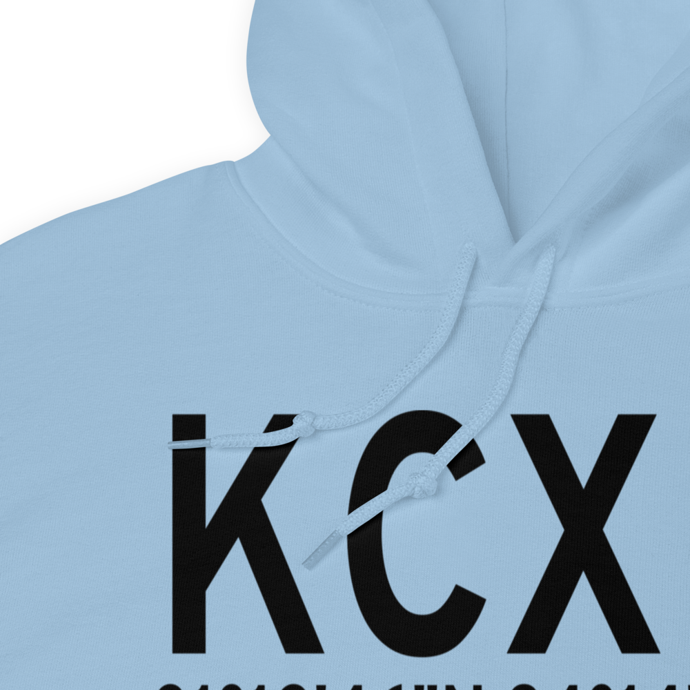 Camilla Mitchell County Airport (KCXU) ICAO Hoodie Sweatshirt 