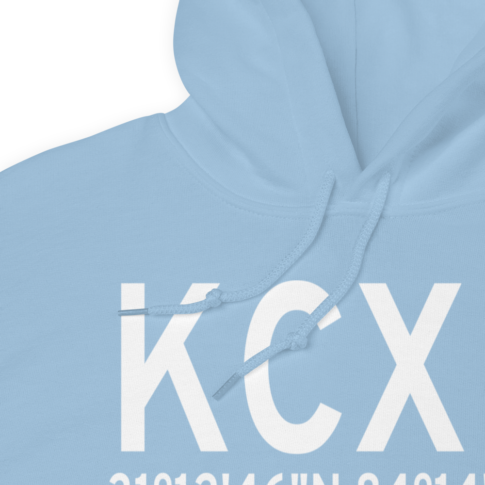 Camilla Mitchell County Airport (KCXU) ICAO Hoodie Sweatshirt 