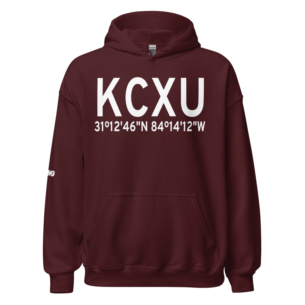 Camilla Mitchell County Airport (KCXU) ICAO Hoodie Sweatshirt 