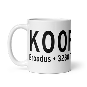 Broadus Airport (K00F) ICAO Mug