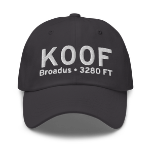 Broadus Airport (K00F) ICAO Hat