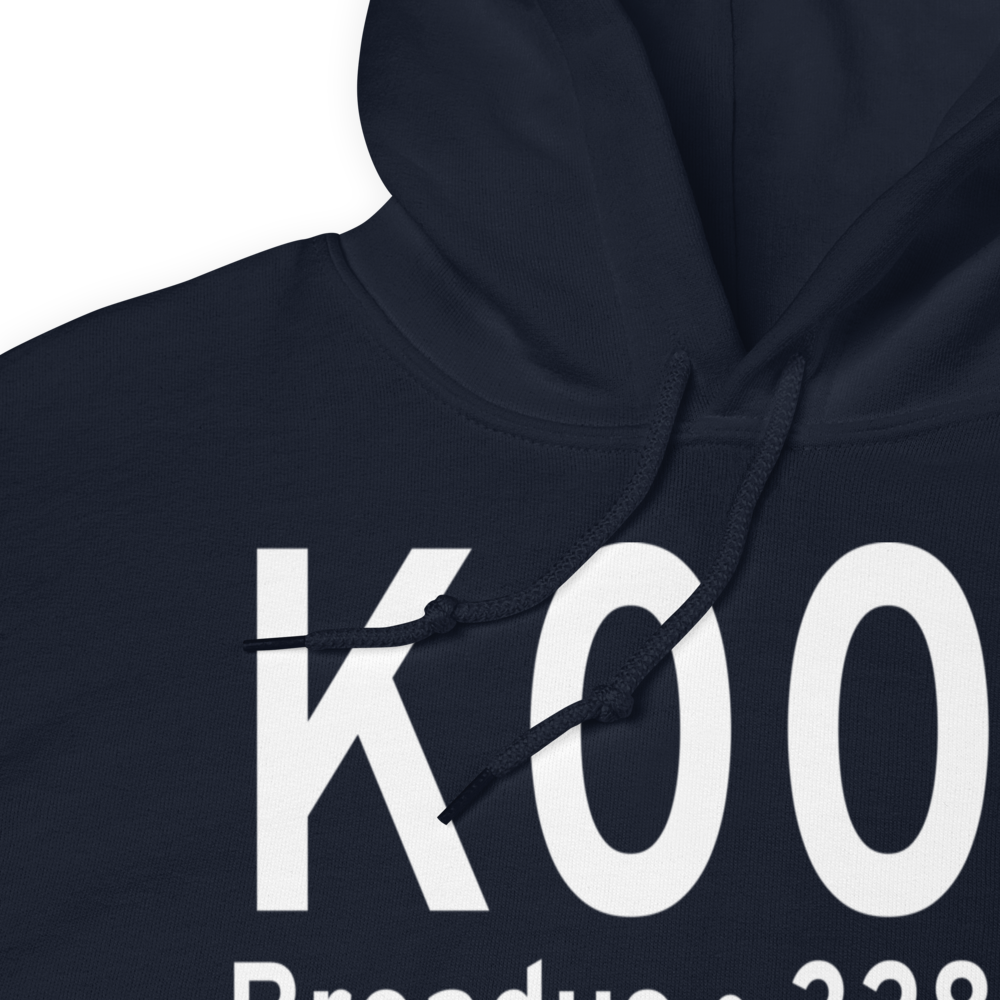 Broadus Airport (K00F) ICAO Hoodie Sweatshirt 
