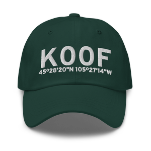 Broadus Airport (K00F) ICAO Hat