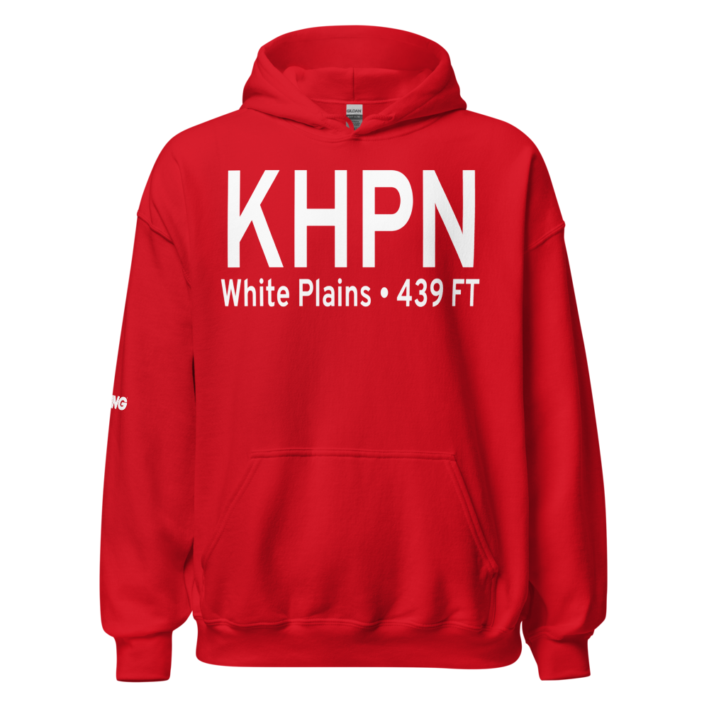 Westchester County Airport (KHPN) ICAO Hoodie Sweatshirt 