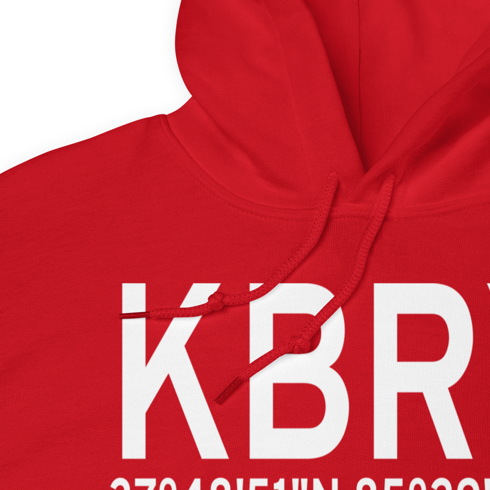 Samuels Field (KBRY) ICAO Hoodie Sweatshirt 