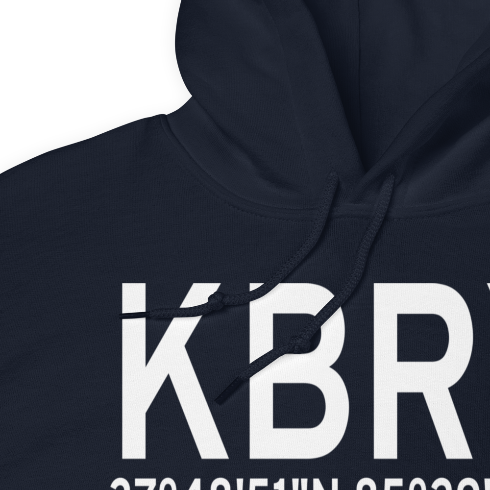 Samuels Field (KBRY) ICAO Hoodie Sweatshirt 