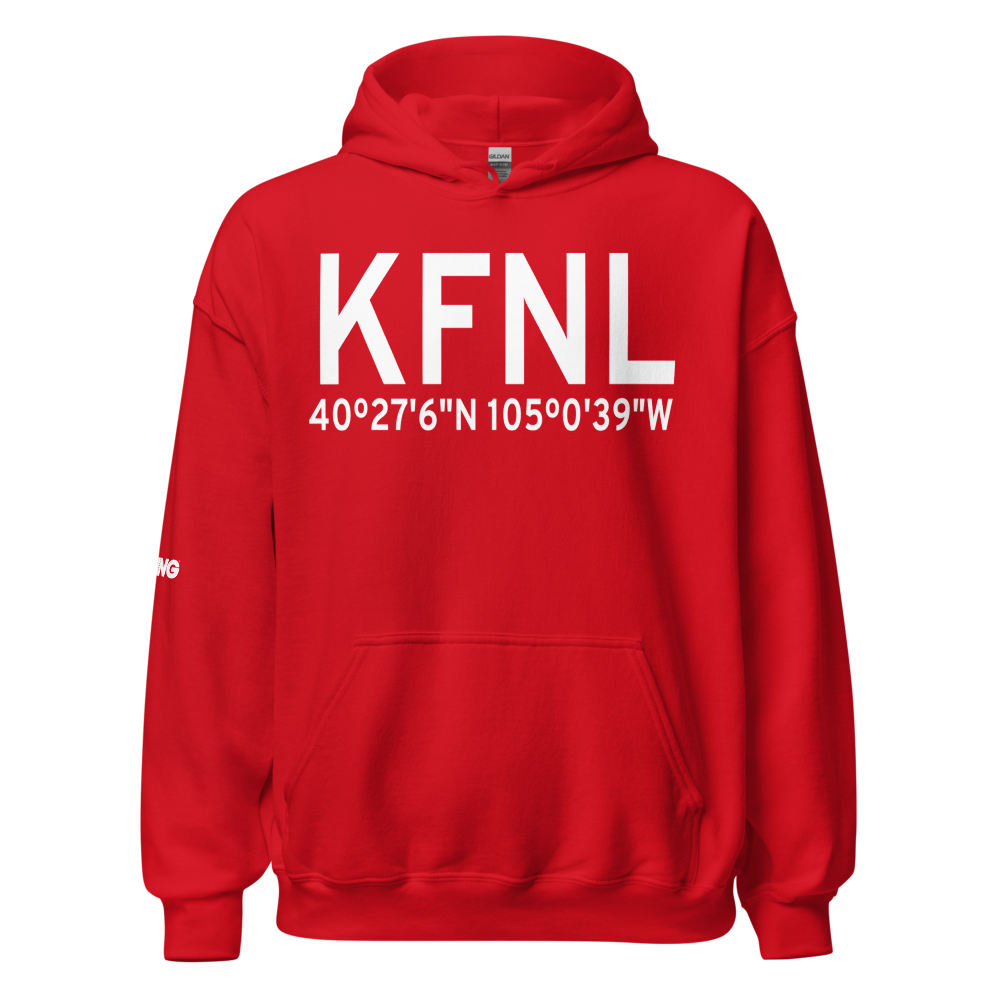 Northern Colorado Regional Airport (KFNL) ICAO Hoodie Sweatshirt 