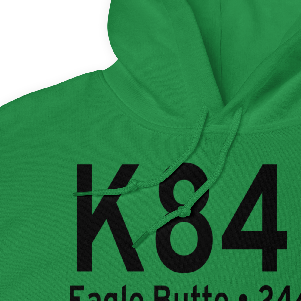 Cheyenne Eagle Butte Airport (K84D) ICAO Hoodie Sweatshirt 