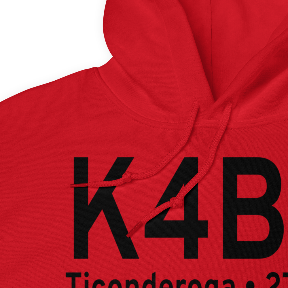 Ticonderoga Municipal Airport (K4B6) ICAO Hoodie Sweatshirt 