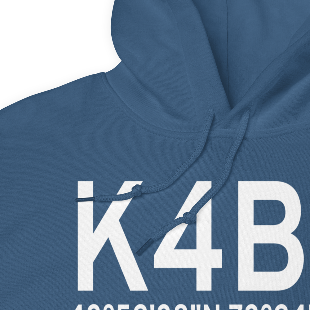 Ticonderoga Municipal Airport (K4B6) ICAO Hoodie Sweatshirt 
