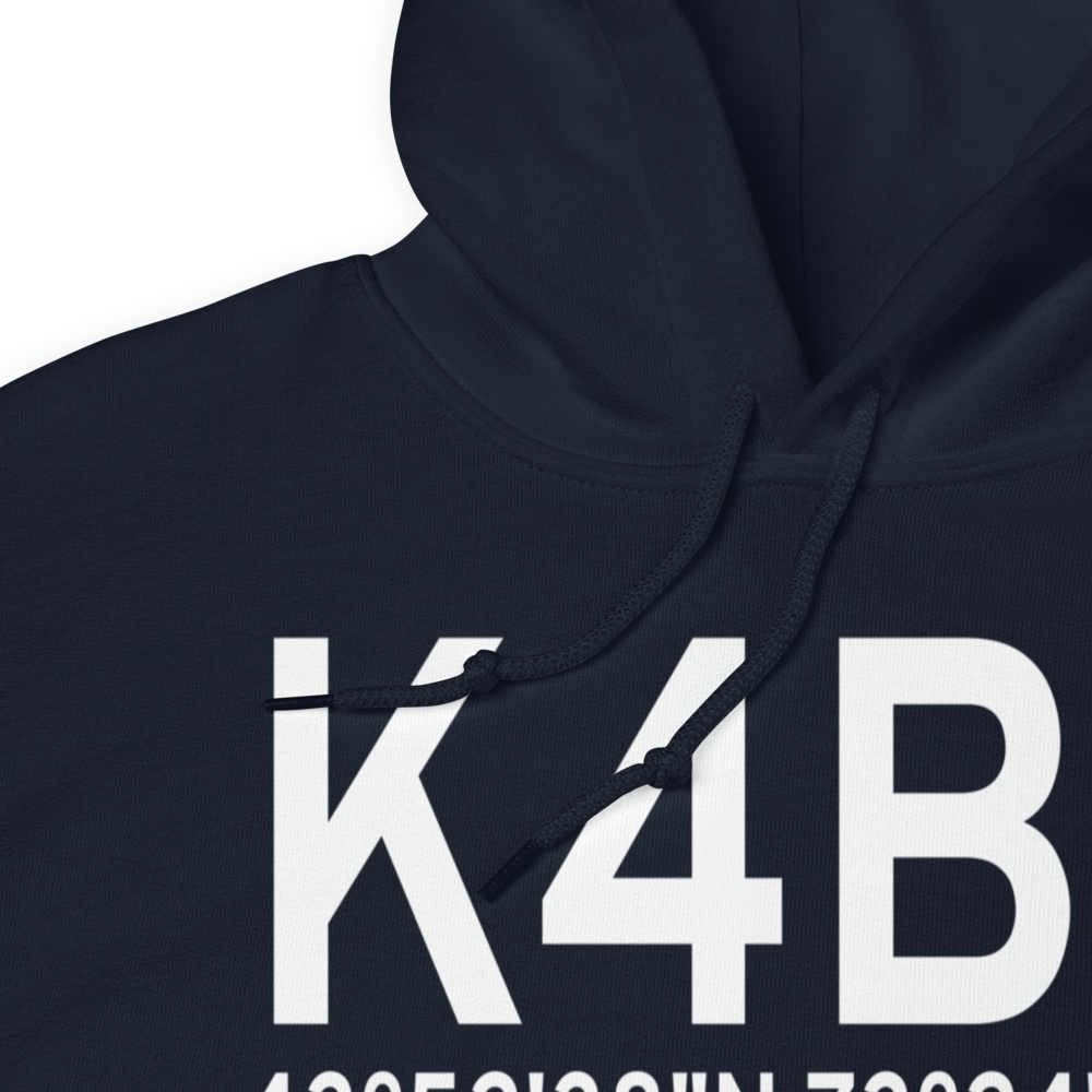 Ticonderoga Municipal Airport (K4B6) ICAO Hoodie Sweatshirt 