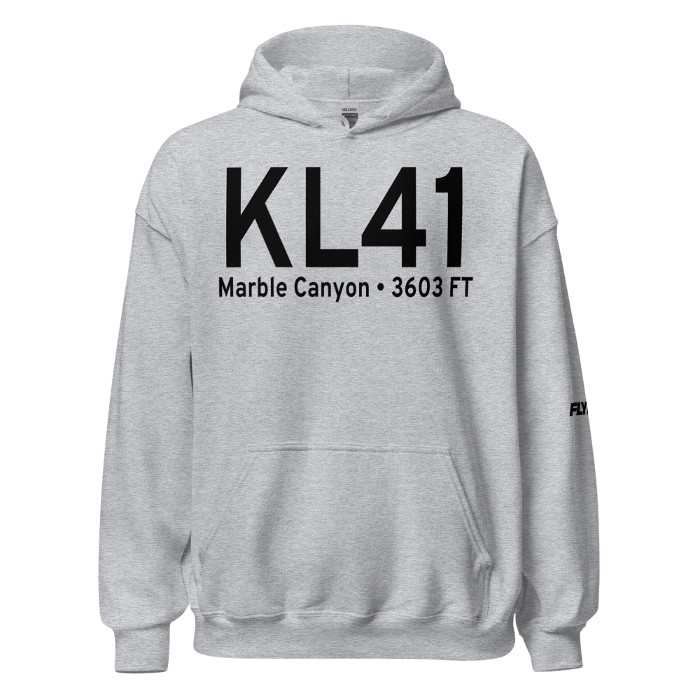 Marble Canyon Airport (KL41) ICAO Hoodie Sweatshirt 