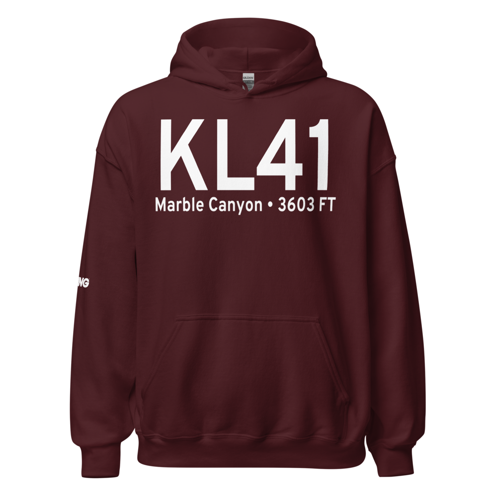 Marble Canyon Airport (KL41) ICAO Hoodie Sweatshirt 