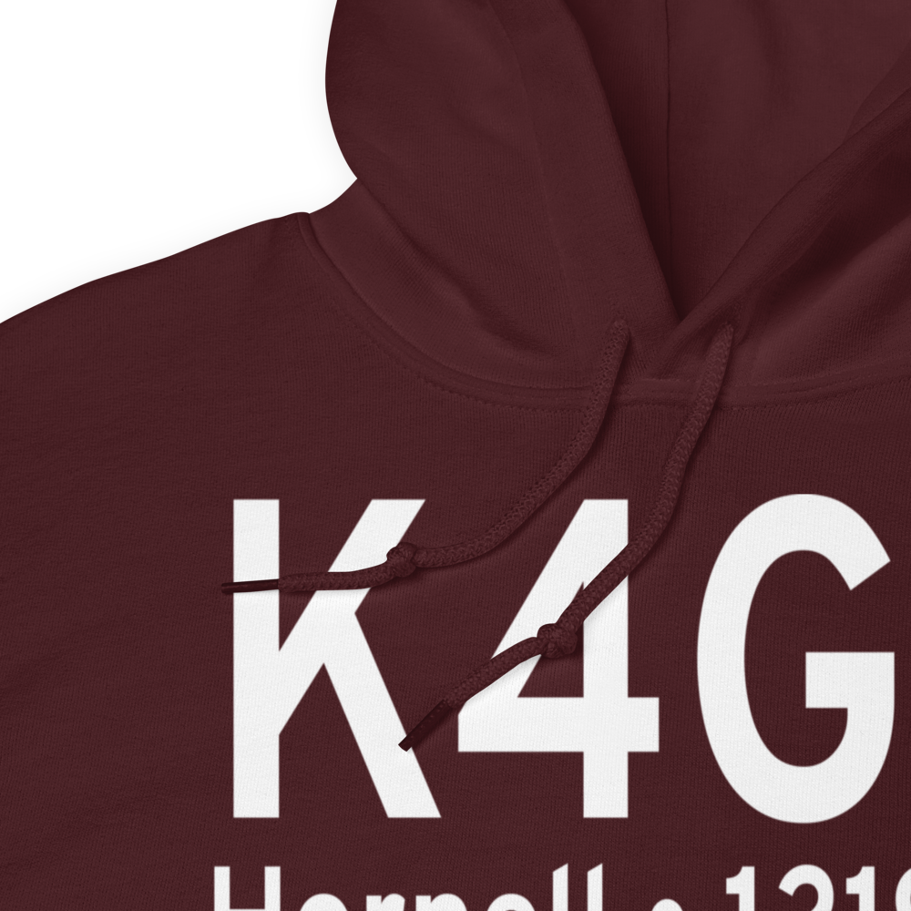 Hornell Municipal Airport (K4G6) ICAO Hoodie Sweatshirt 