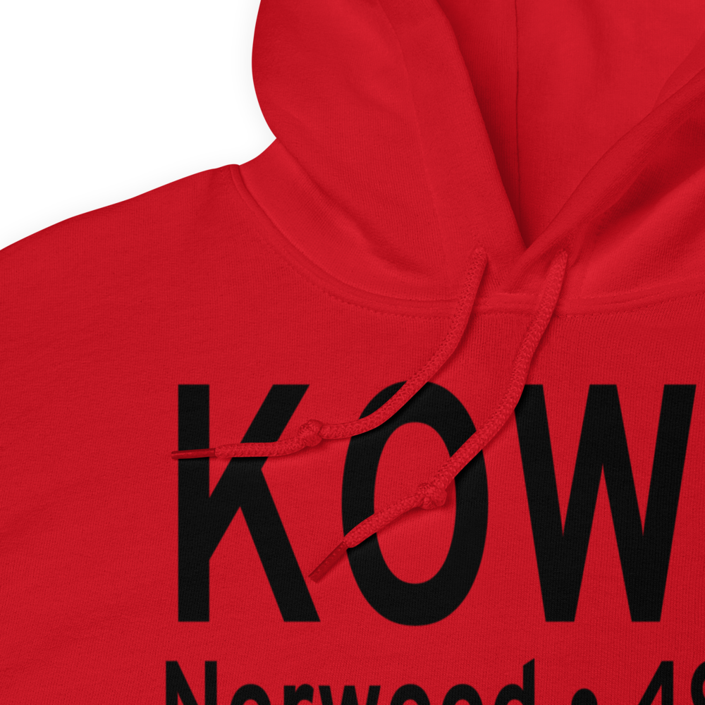 Norwood Memorial Airport (KOWD) ICAO Hoodie Sweatshirt 