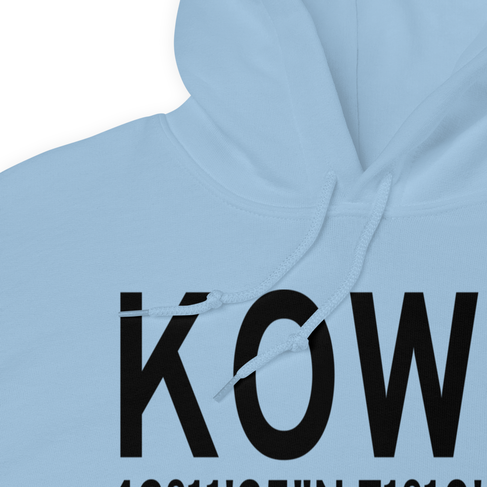 Norwood Memorial Airport (KOWD) ICAO Hoodie Sweatshirt 