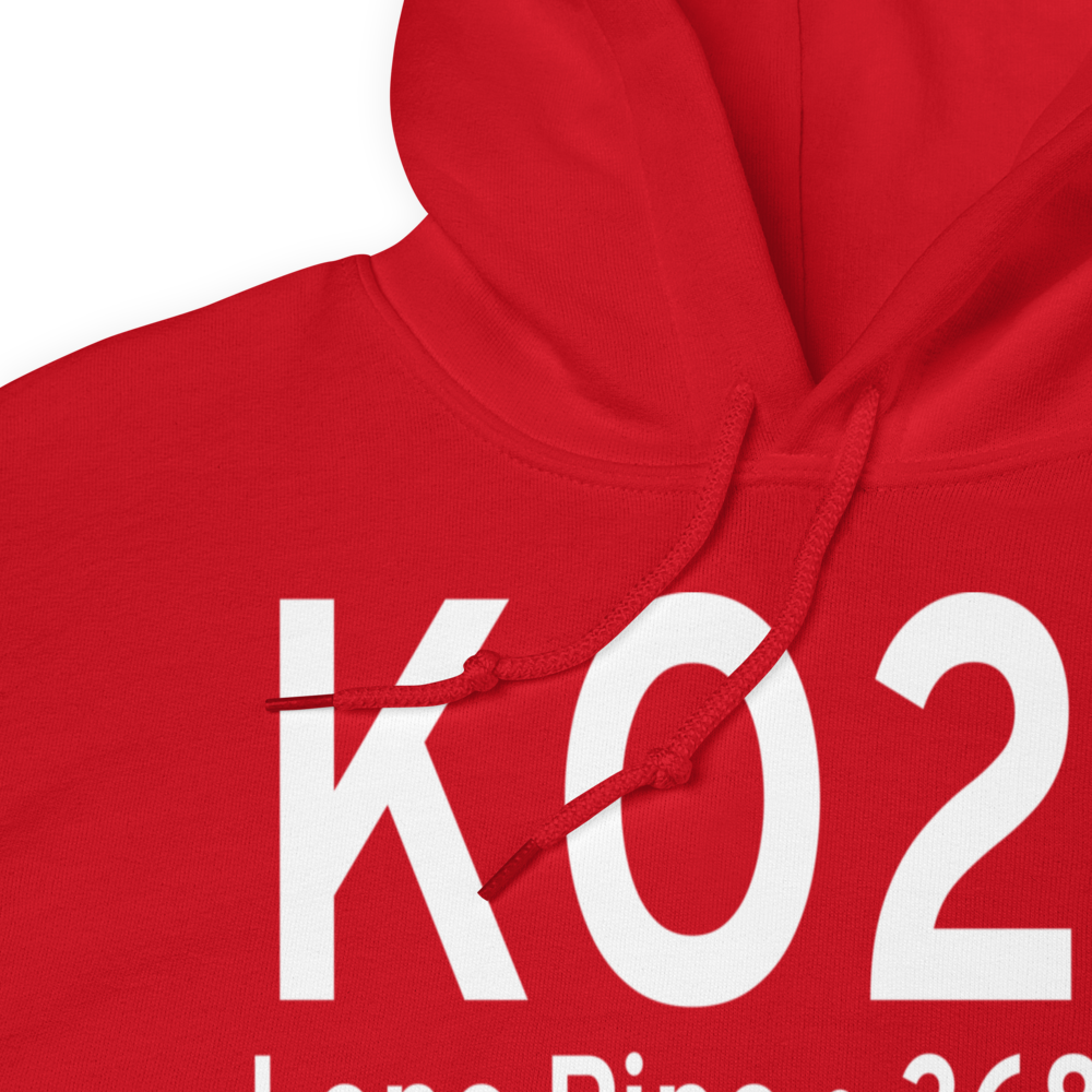 Lone Pine\Death Valley Airport (KO26) ICAO Hoodie Sweatshirt 
