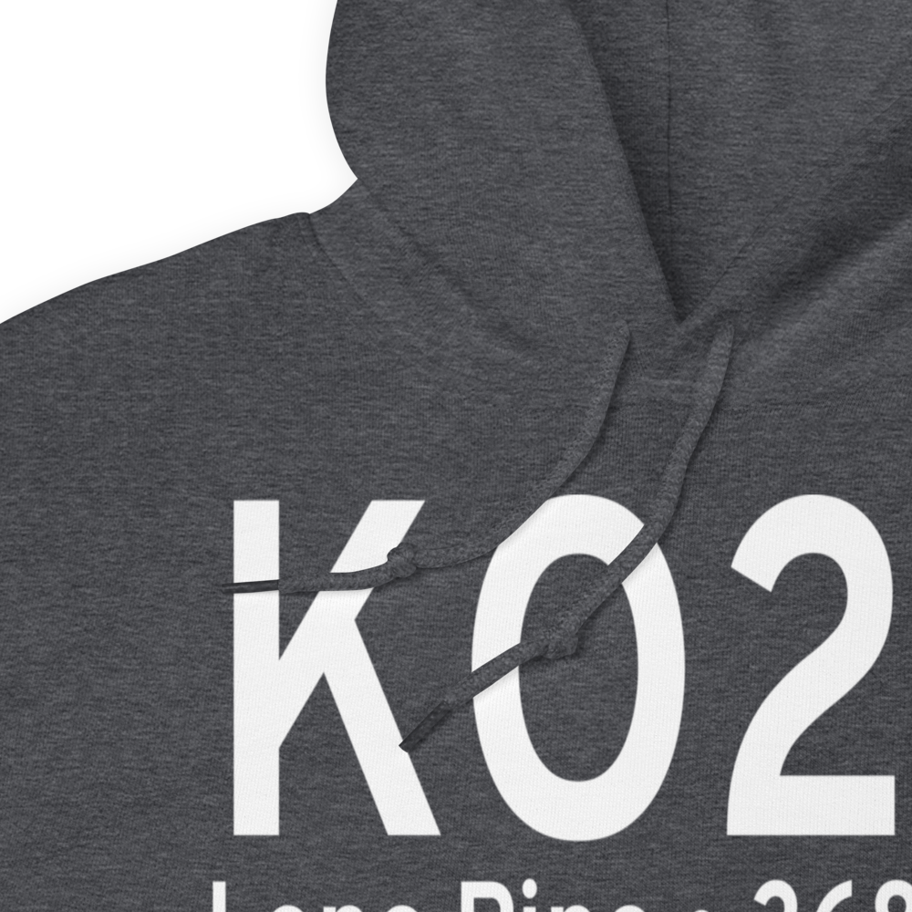 Lone Pine\Death Valley Airport (KO26) ICAO Hoodie Sweatshirt 