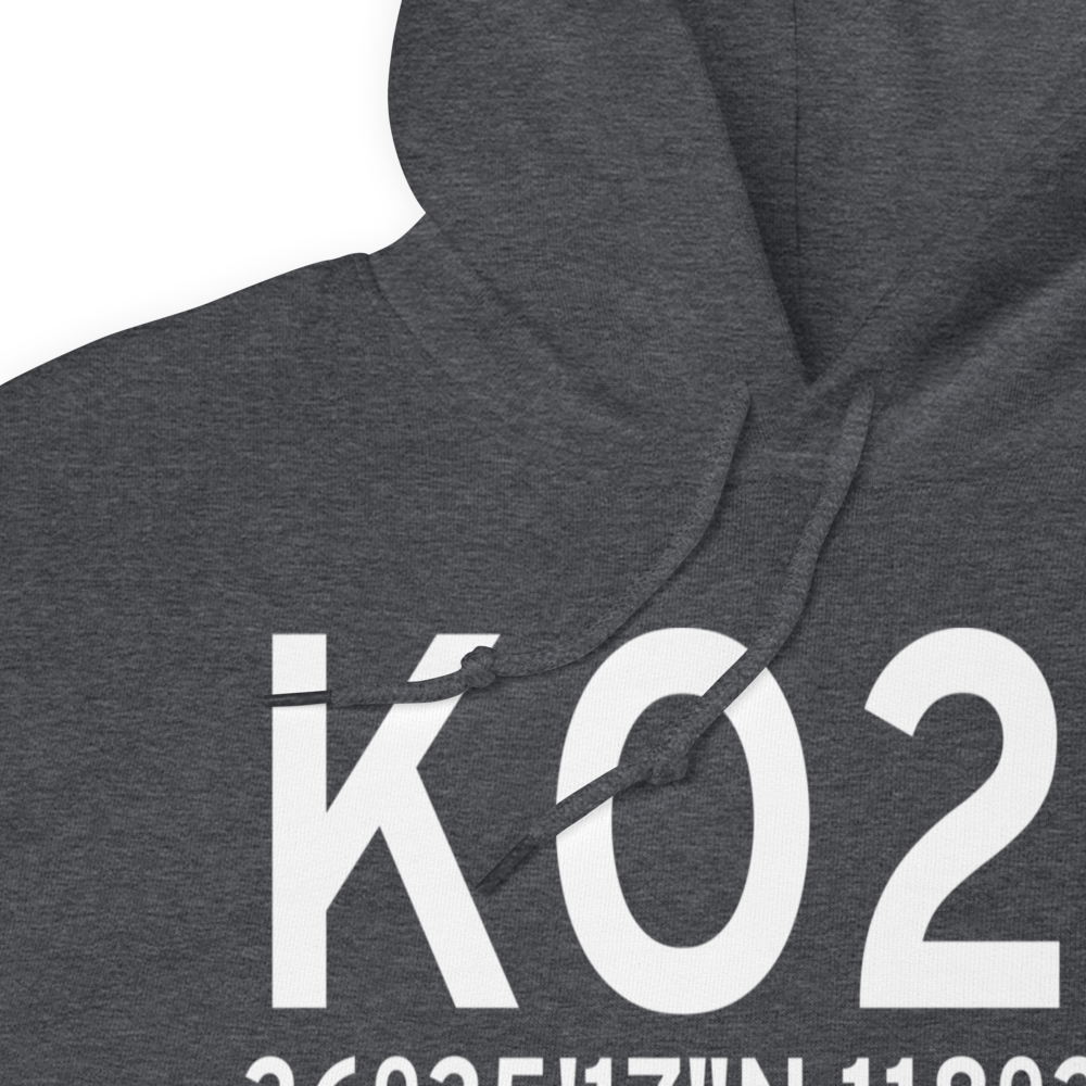Lone Pine\Death Valley Airport (KO26) ICAO Hoodie Sweatshirt 