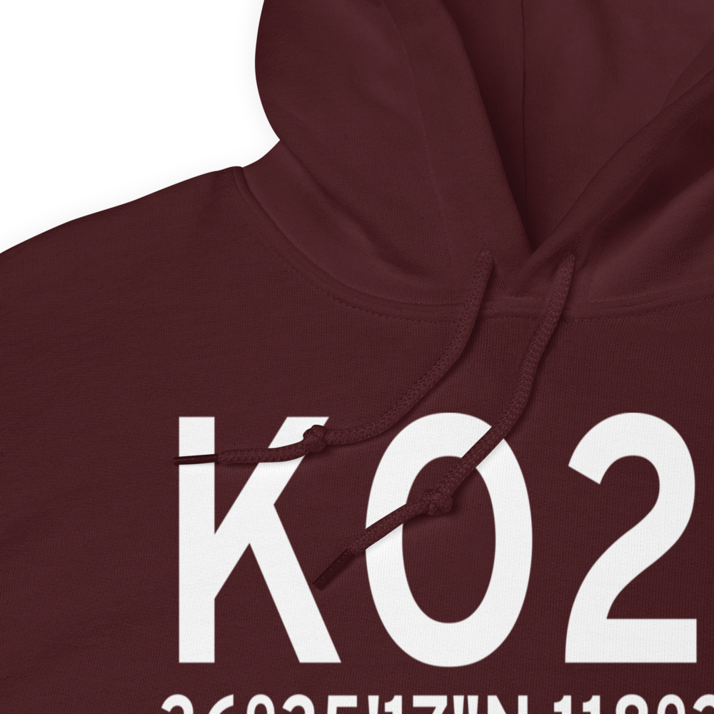Lone Pine\Death Valley Airport (KO26) ICAO Hoodie Sweatshirt 