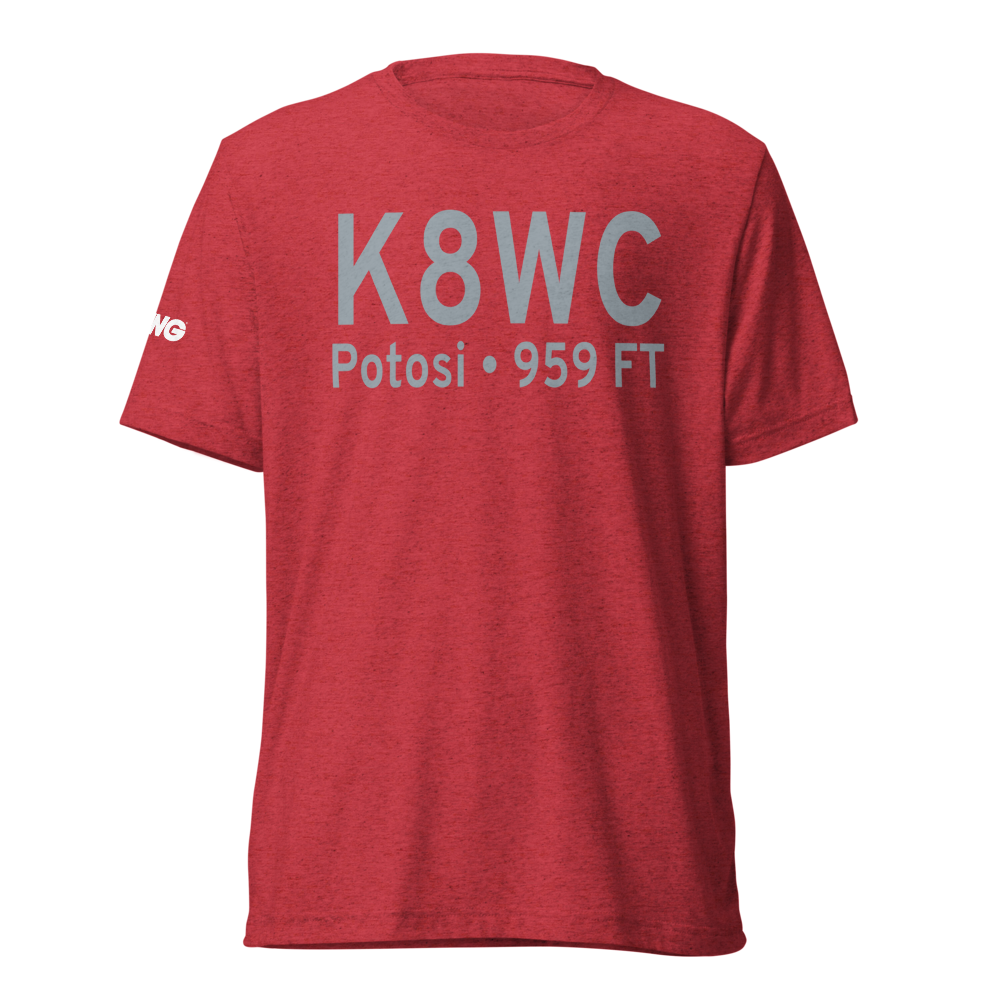Washington County Airport (K8WC) ICAO Tri-blend T-Shirt 