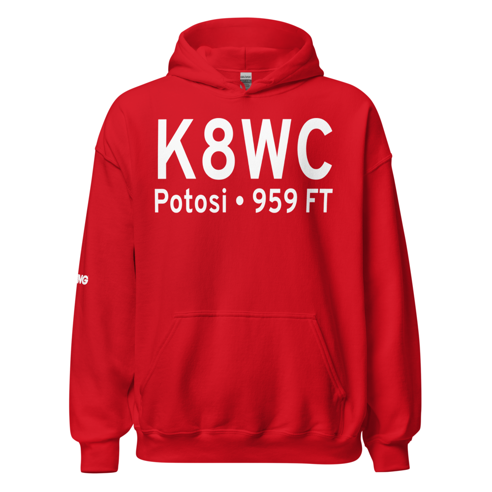 Washington County Airport (K8WC) ICAO Hoodie Sweatshirt 