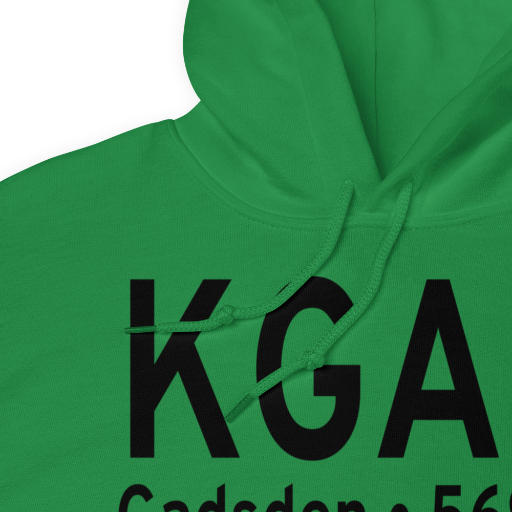 Northeast Alabama Regional Airport (KGAD) ICAO Hoodie Sweatshirt 