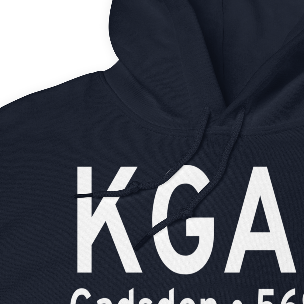 Northeast Alabama Regional Airport (KGAD) ICAO Hoodie Sweatshirt 