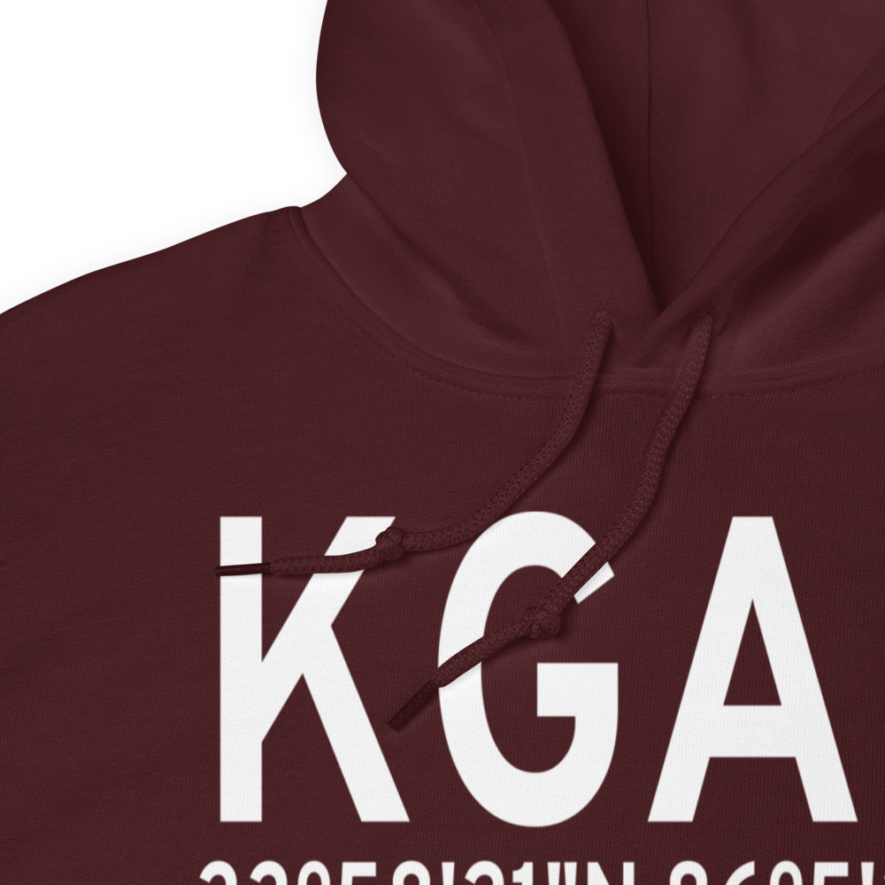Northeast Alabama Regional Airport (KGAD) ICAO Hoodie Sweatshirt 