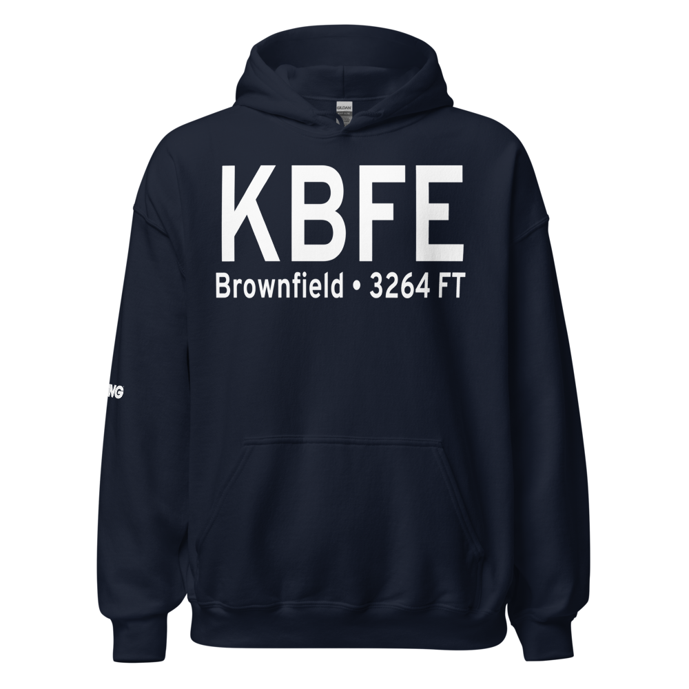 Terry County Airport (KBFE) ICAO Hoodie Sweatshirt 