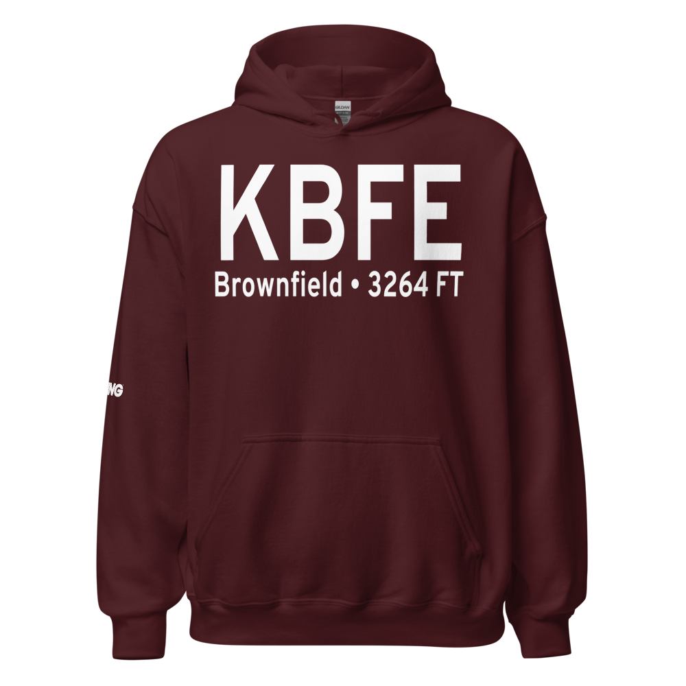 Terry County Airport (KBFE) ICAO Hoodie Sweatshirt 
