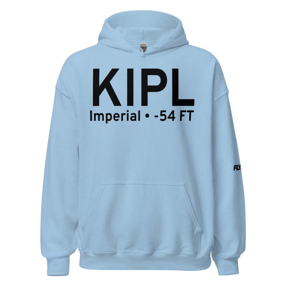 Imperial County Airport (KIPL) ICAO Hoodie Sweatshirt 