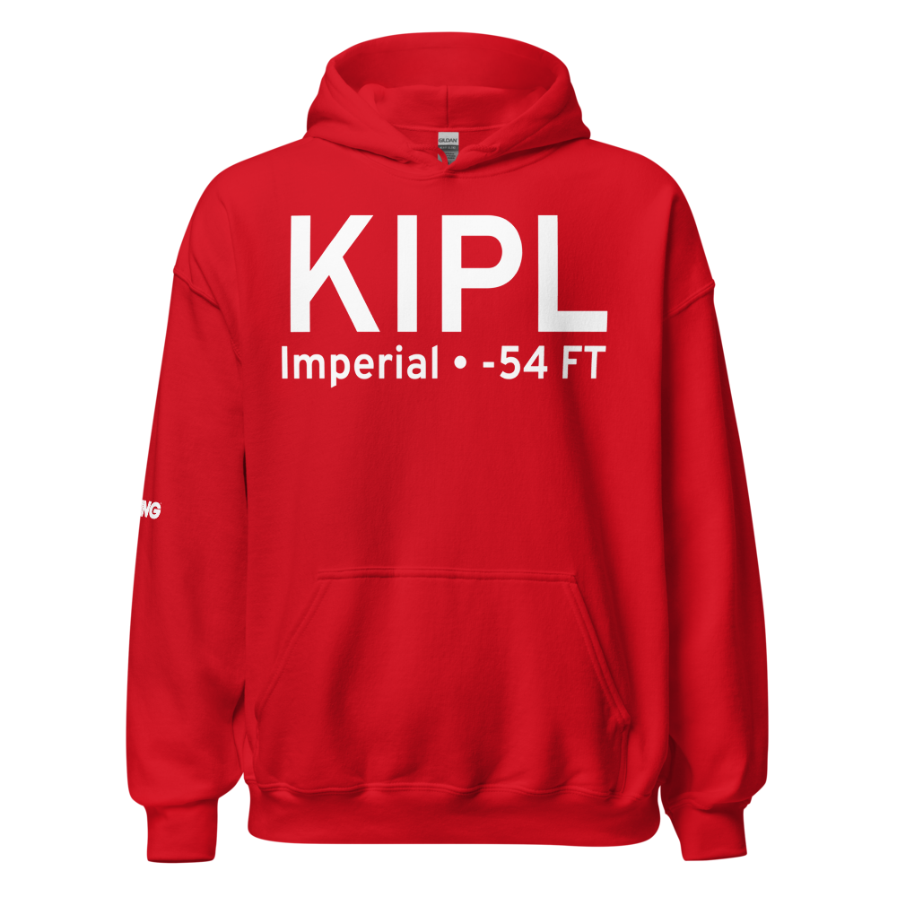 Imperial County Airport (KIPL) ICAO Hoodie Sweatshirt 