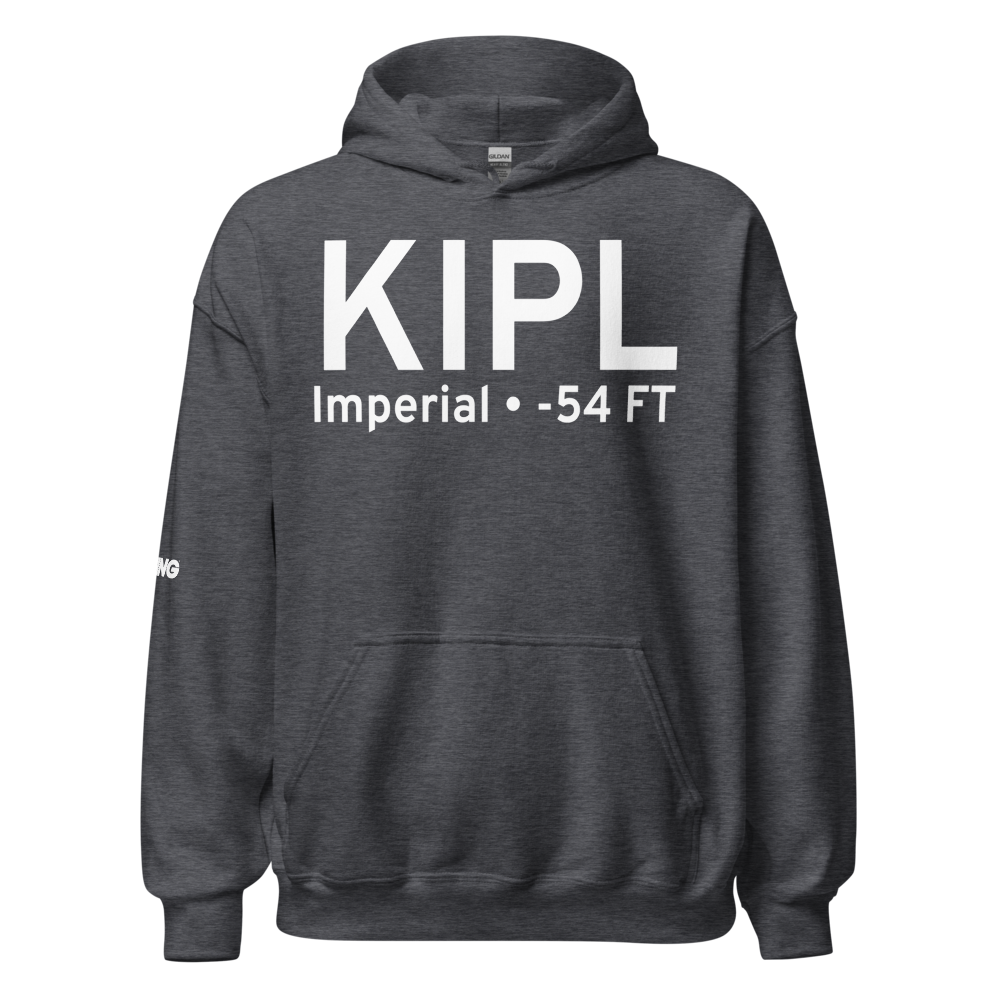 Imperial County Airport (KIPL) ICAO Hoodie Sweatshirt 