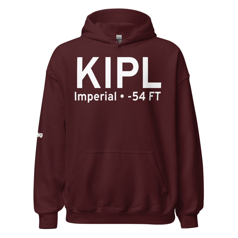 Imperial County Airport (KIPL) ICAO Hoodie Sweatshirt 