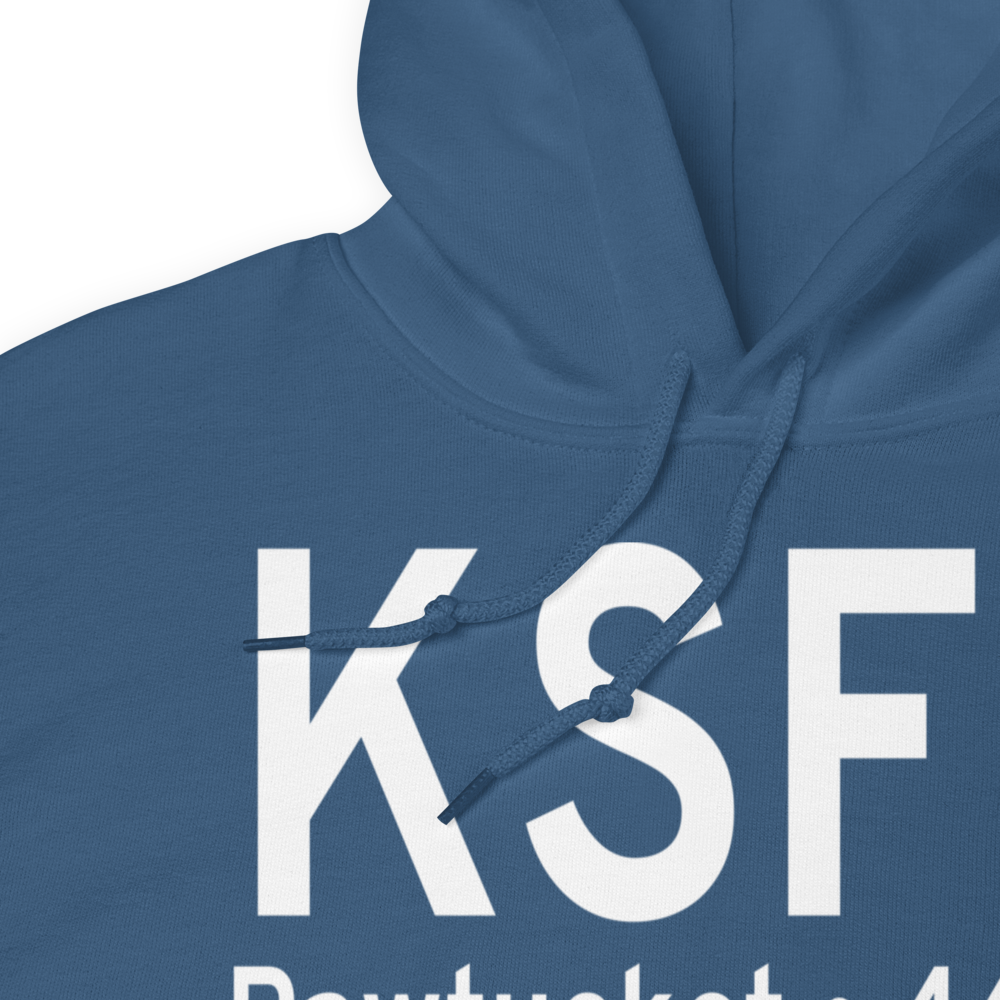 North Central State Airport (KSFZ) ICAO Hoodie Sweatshirt 